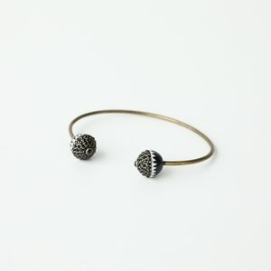 Isabel Marant Bronze Open Ball Cuff Bracelet